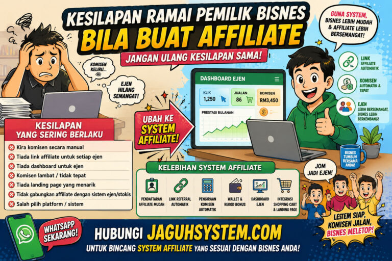 Kesilapan Ramai Pemilik Bisnes Bila Buat Affiliate